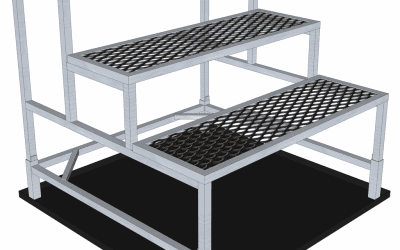 Drip Tray – Add On Drip Tray 3 Step Square