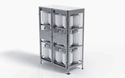 Security Cage – 24X20 With Centre Shelf